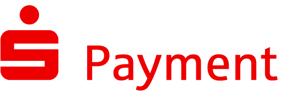 S-Payment Logo in leuchtendem Rot, klar lesbares Schriftbild, einfache Wortmarke auf weißem Hintergrund
